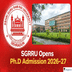 SGRRU Dehradun Begins PhD Admission Session 2026-27; Apply by March 7 @sgrru.ac.in